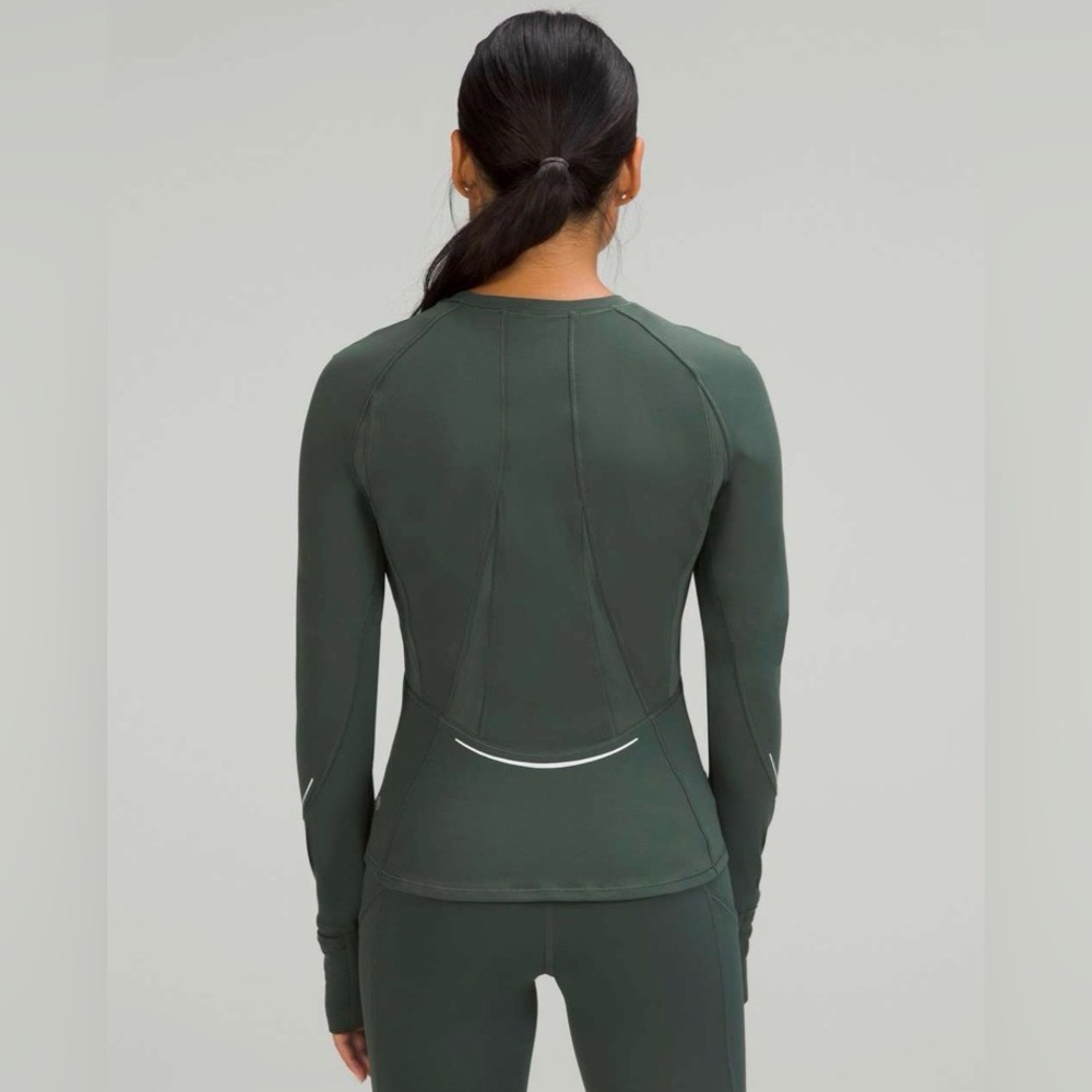 Lululemon Rulu Reflective Running Performance Long Sleeve Shirt 6 EUC Activewear - Picture 2 of 11